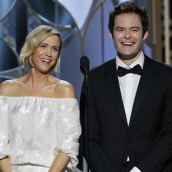 Kristen Wiig and Bill Hader at Golden Globe Awards 2015