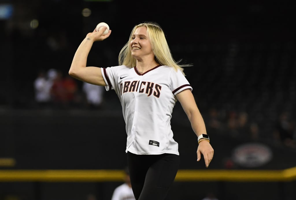 Watch Gymnast Jade Carey Flip Into First Pitch at MLB Game