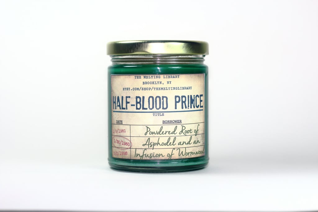 Half-Blood Prince candle ($12) with lily and absinthe notes