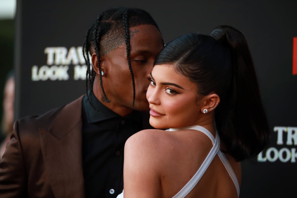 Kylie Jenner and Travis Scott at Travis Scott: Look Mom I Can Fly Premiere