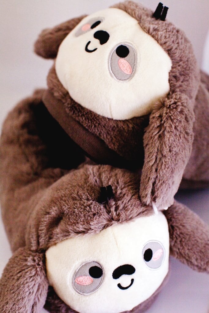 These Heated Sloth Slippers Are Too Cute to Handle