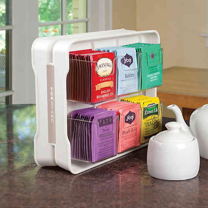YouCopia TeaStand Tea Bag Cabinet Organizer and Caddy