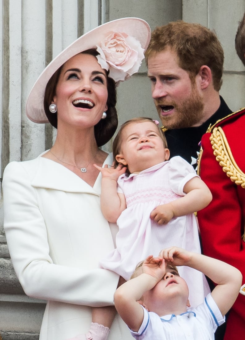 When She Watched the Air Show With George and Charlotte in April 2016