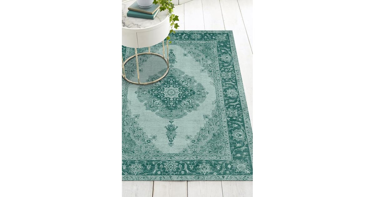 Ruggable Victoria Teal Green Rug Ruggable Washable Rug Review