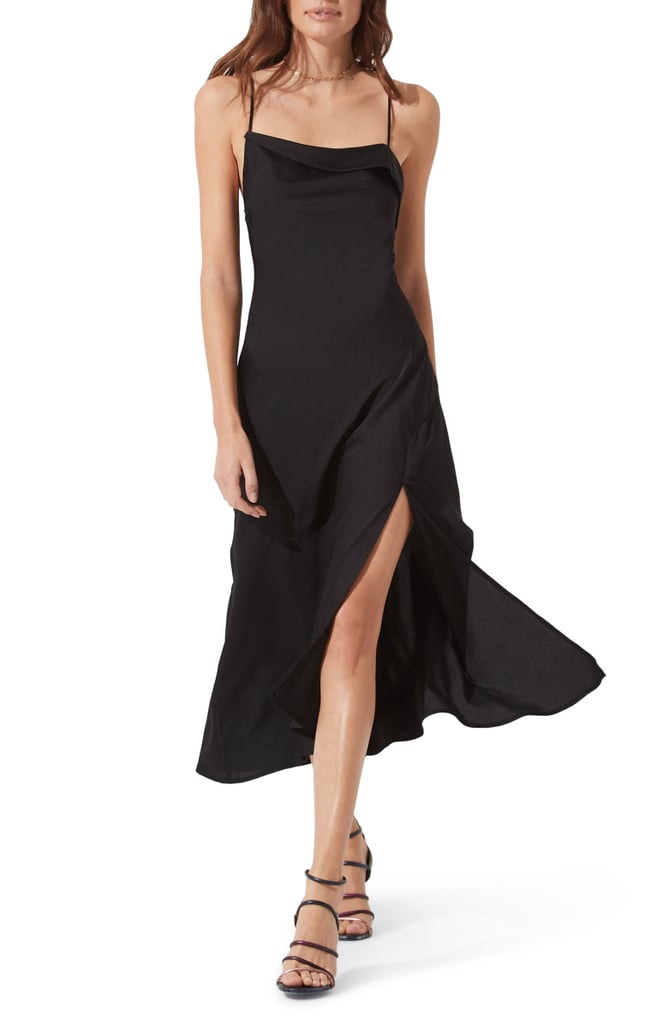 ASTR The Label Cowl Slip Midi Dress