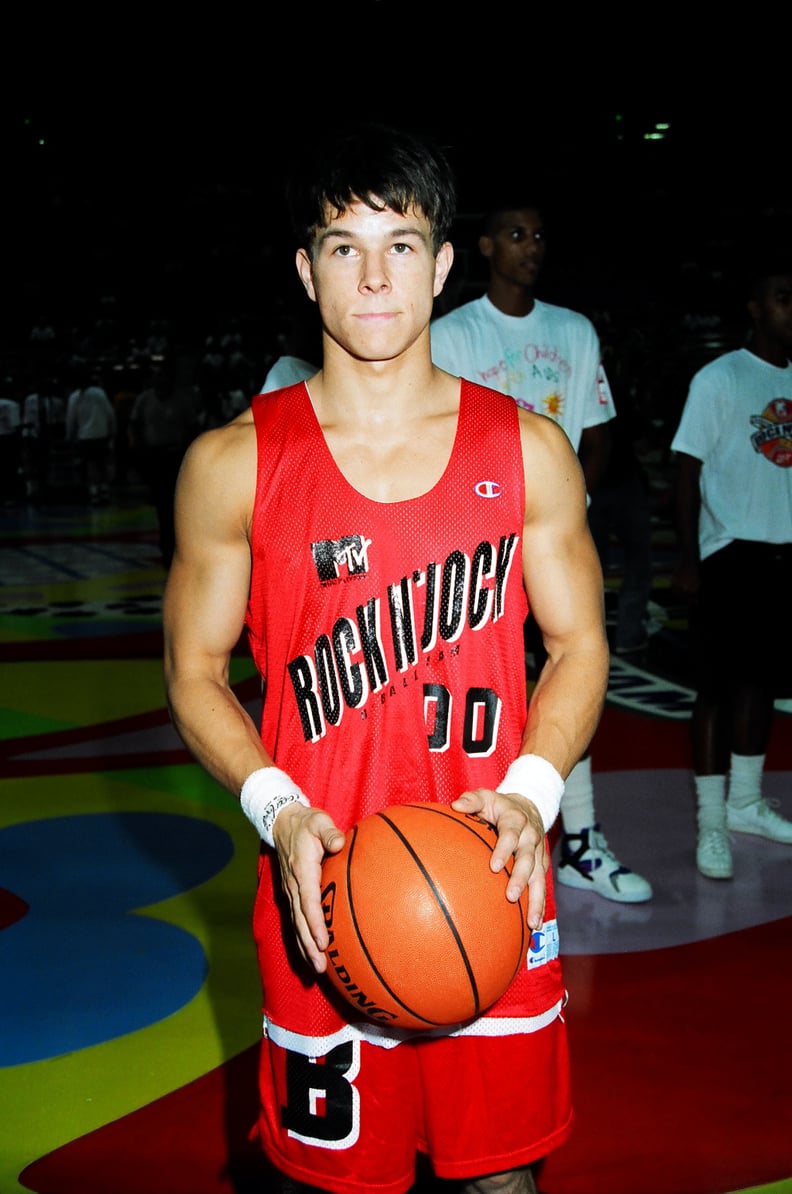 Marky Mark also got involved in lots of MTV Rock N' Jock basketball games.