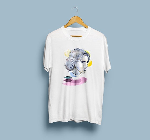 Digital Print Timothée Chalamet T-Shirt
