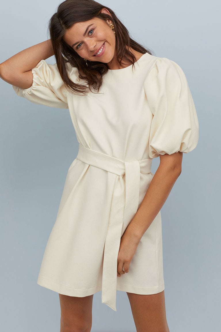 H&M Puff-Sleeved Dress