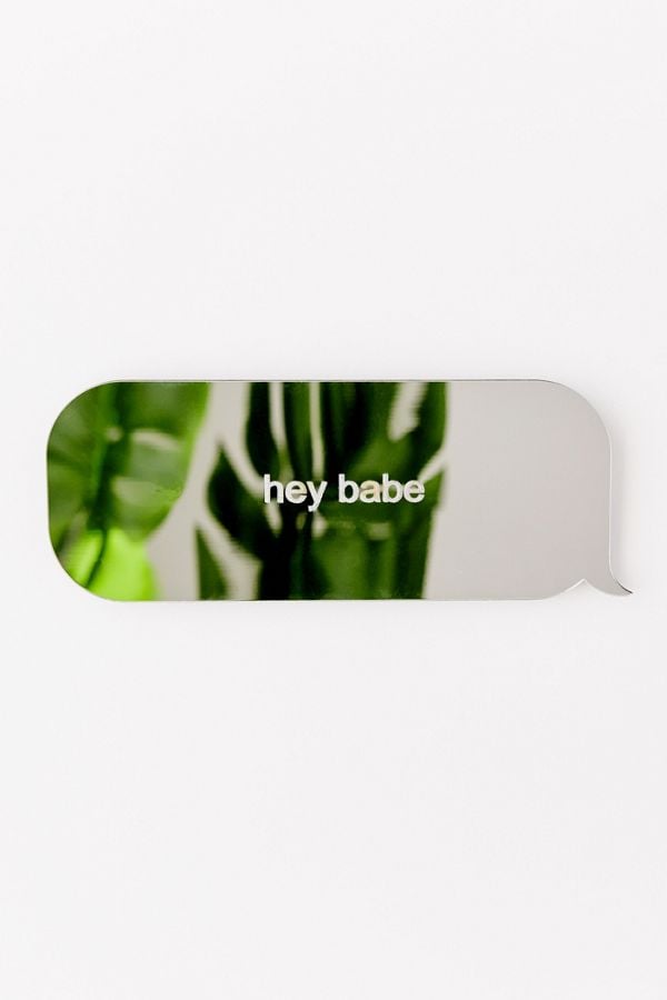 Text Bubble Sentiment Magnetic Mirror