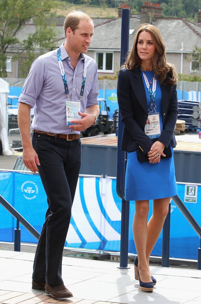 Will and Kate arrived at the Commonwealth Games on Tuesday.