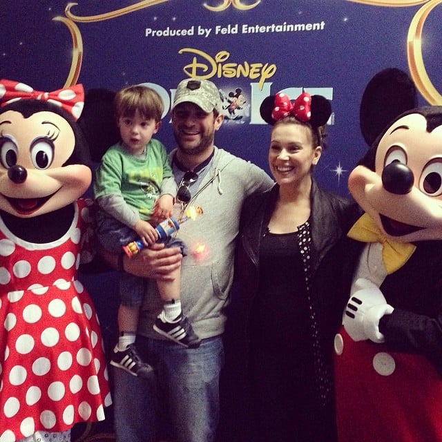 Alyssa Milano took Milo to see Disney on Ice.
Source: Instagram user milano_alyssa