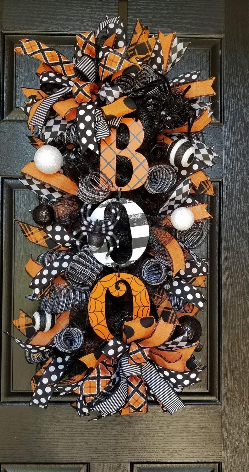 Boo Halloween Wreath