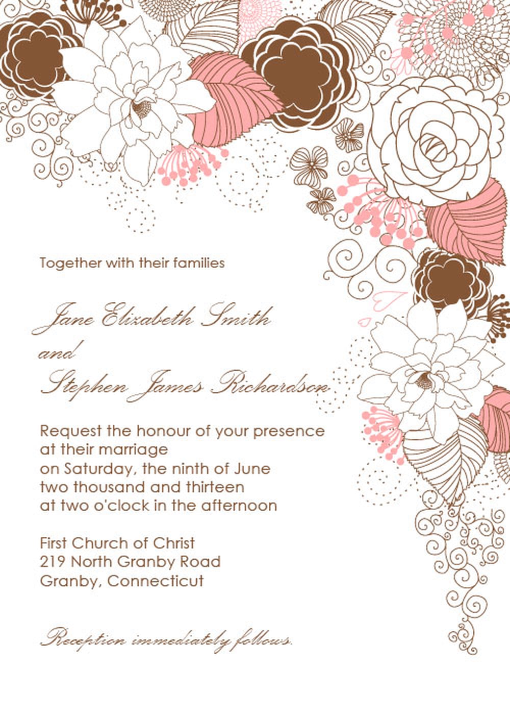 Free Printable Wedding Invitations PS Smart Living