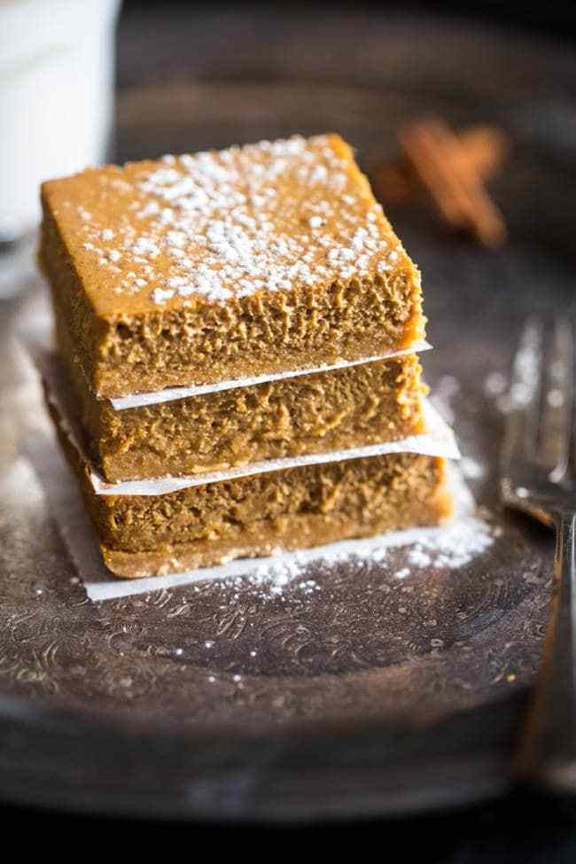 Pumpkin Cheesecake Bars