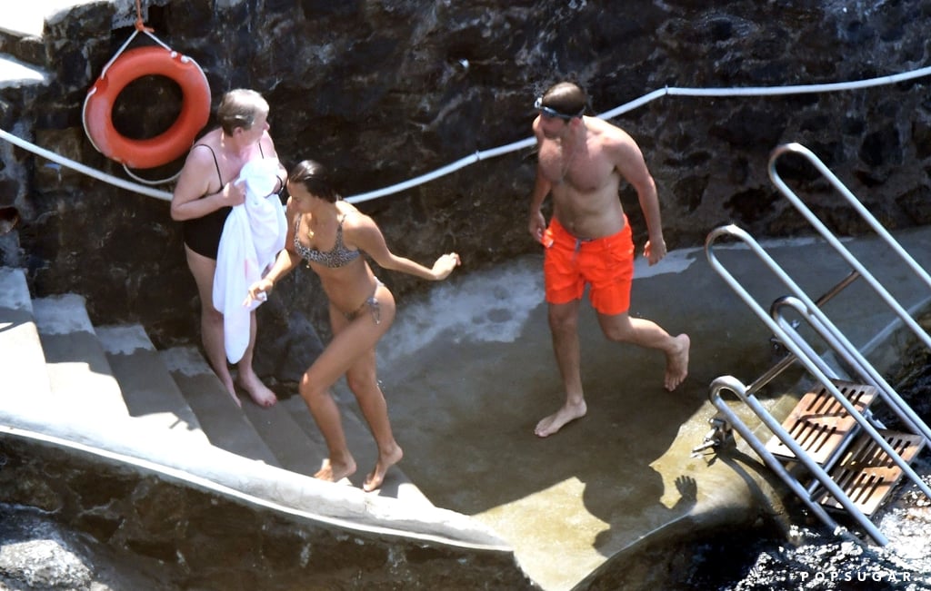 Bradley Cooper and Irina Shayk on the Beach in Italy 2018