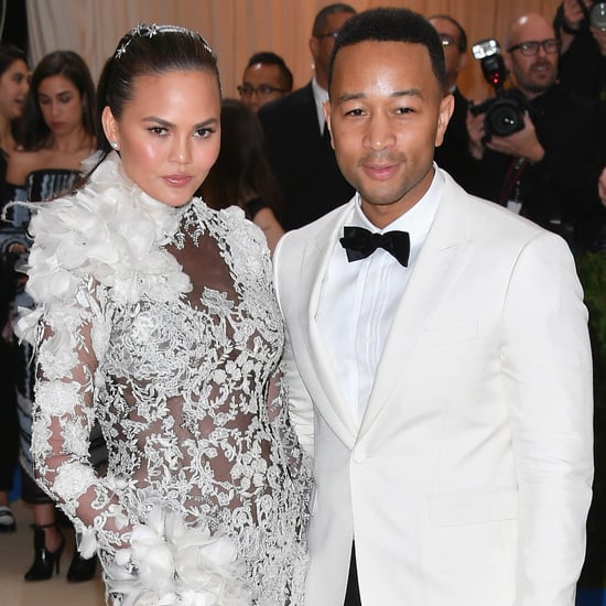 Chrissy Teigen and John Legend at the 2017 Met Gala