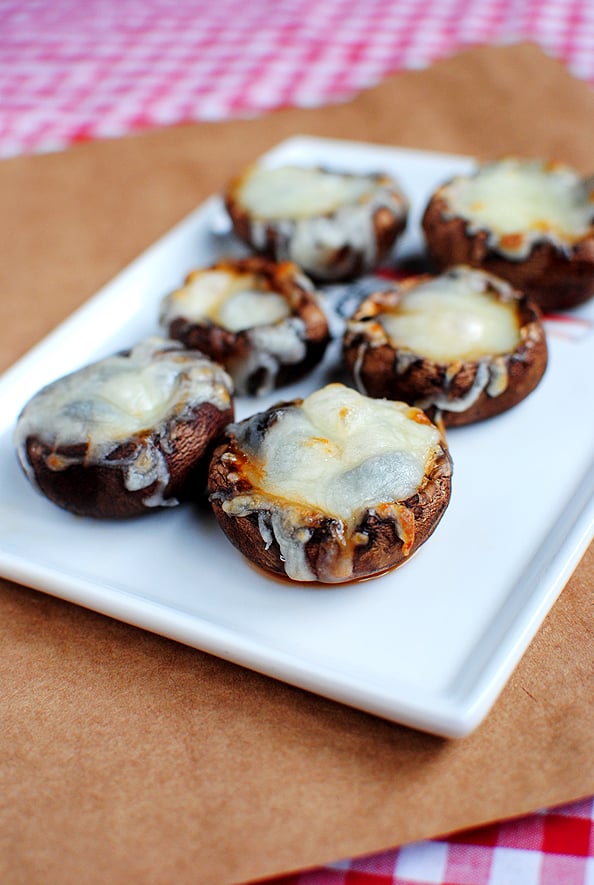 Mushroom Cap Pizza Bites