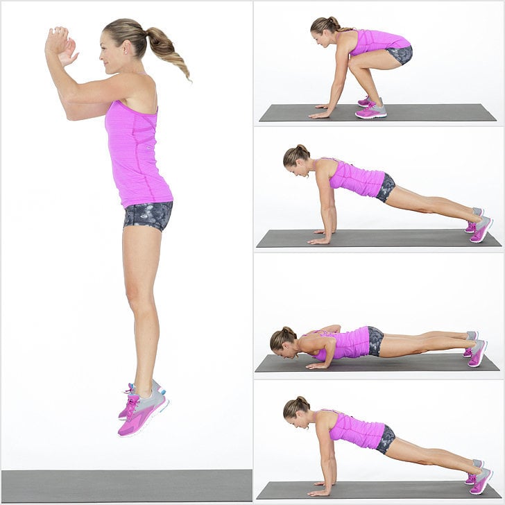 Burpees | AMRAP Workout | POPSUGAR Fitness Photo 4