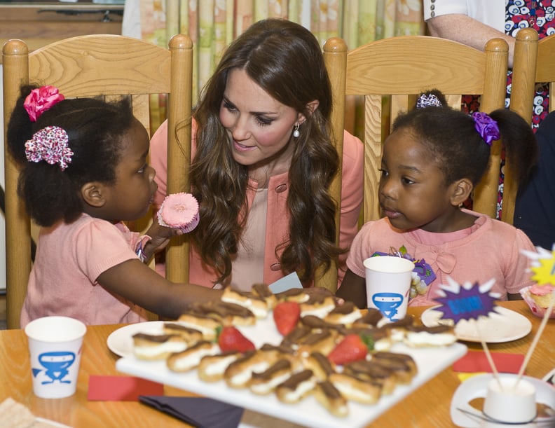 "Would it draw too much attention if I stole this girl's cupcake?"