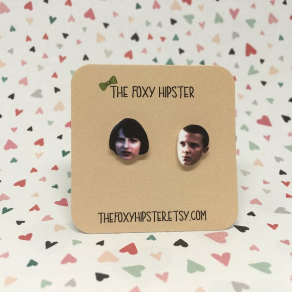 Stranger Things Mike And Eleven Stud Earrings 27 Stranger Things