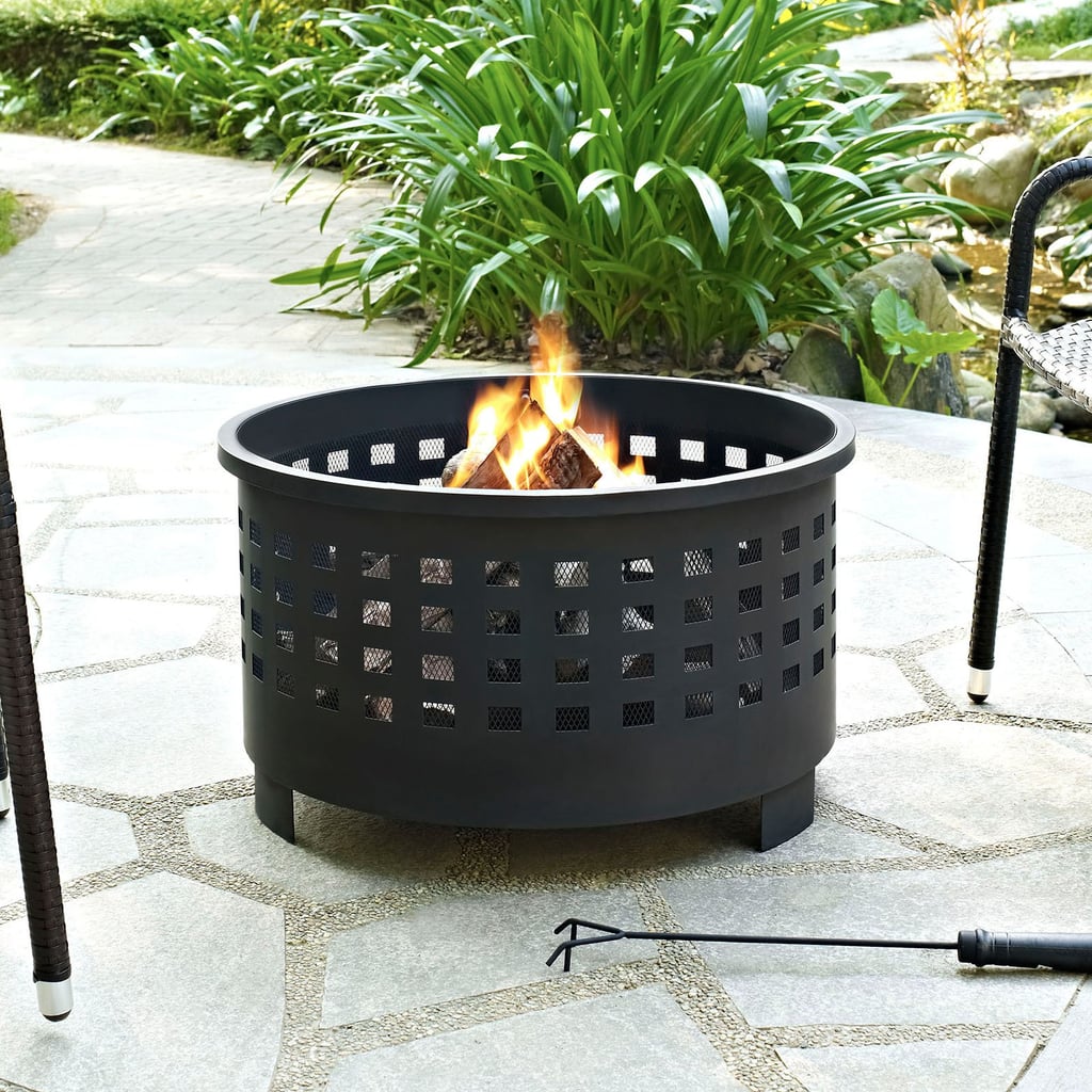 Crosley Hudson Basket Weave Fire Pit