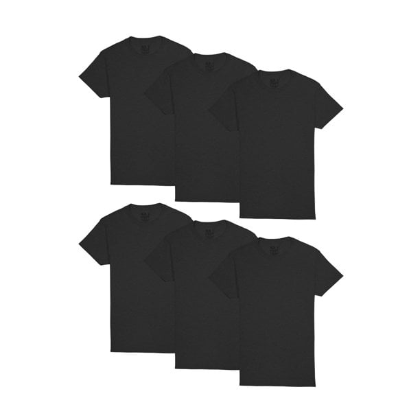 Fruit of the Loom Short Sleeve Black Crew T-Shirt