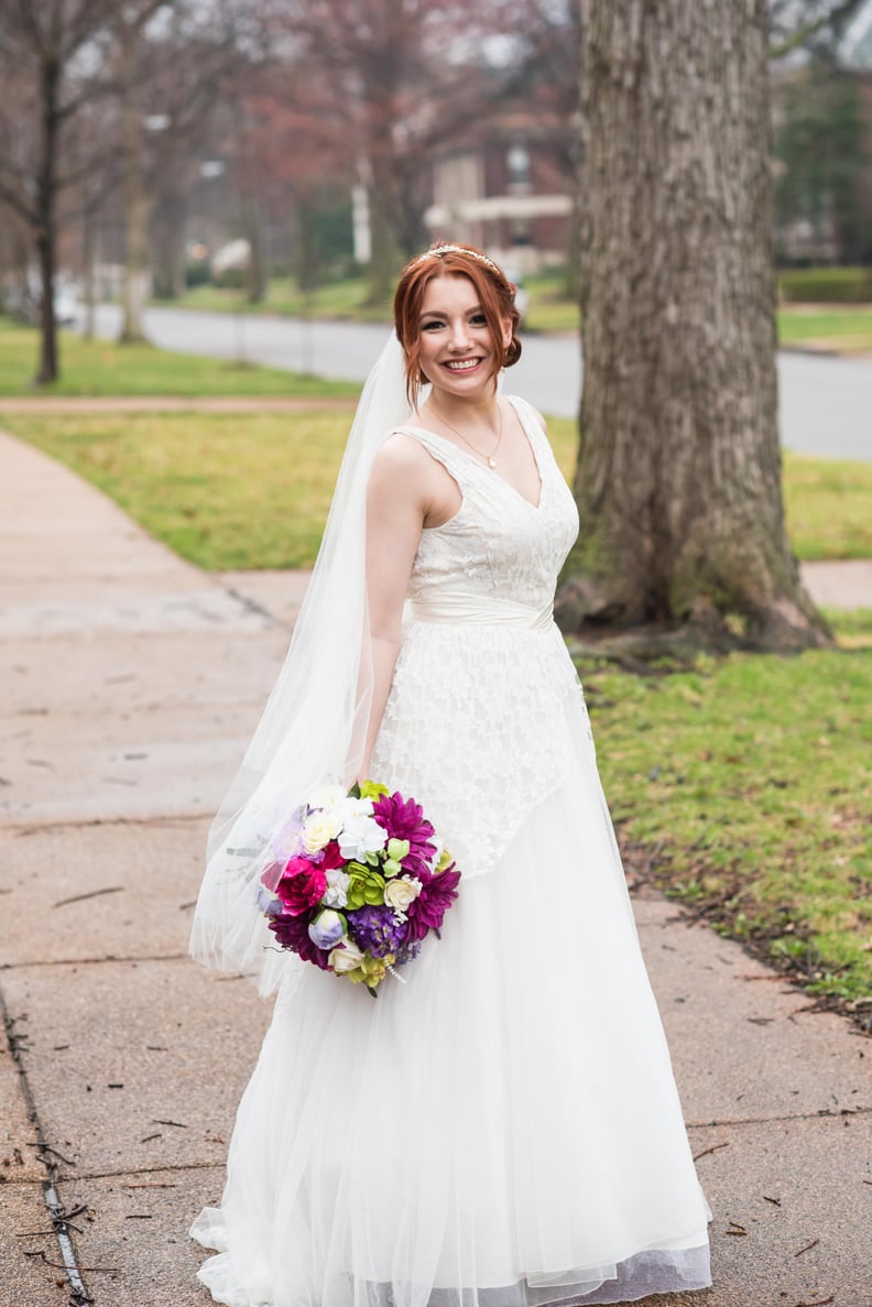 The beautiful bride.