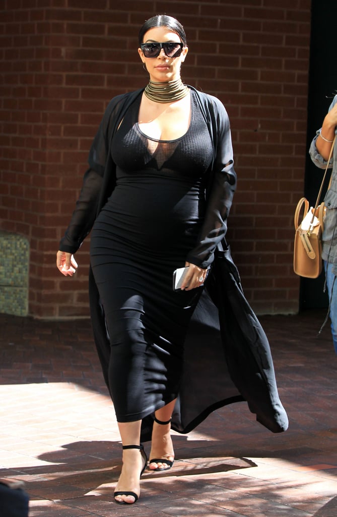 Kim Kardashian's Baby Bump in LA August 2015 | Pictures