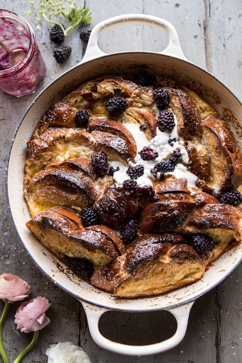 Baked Blackberry Ricotta French Toast