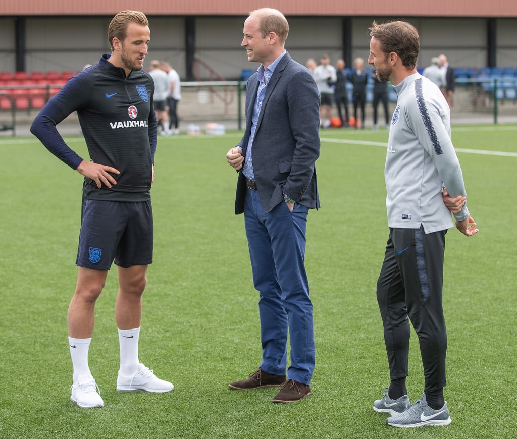 Prince William With England's Soccer Team June 2018
