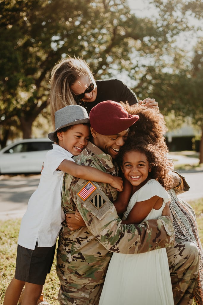 Photos of Military Dad Reuniting With Family Amid Pandemic