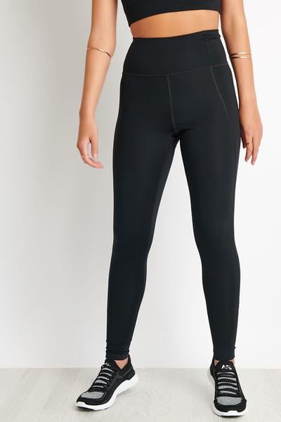 Girlfriend Collective Compressive High Rise 7/8 Leggings, Black at John  Lewis & Partners