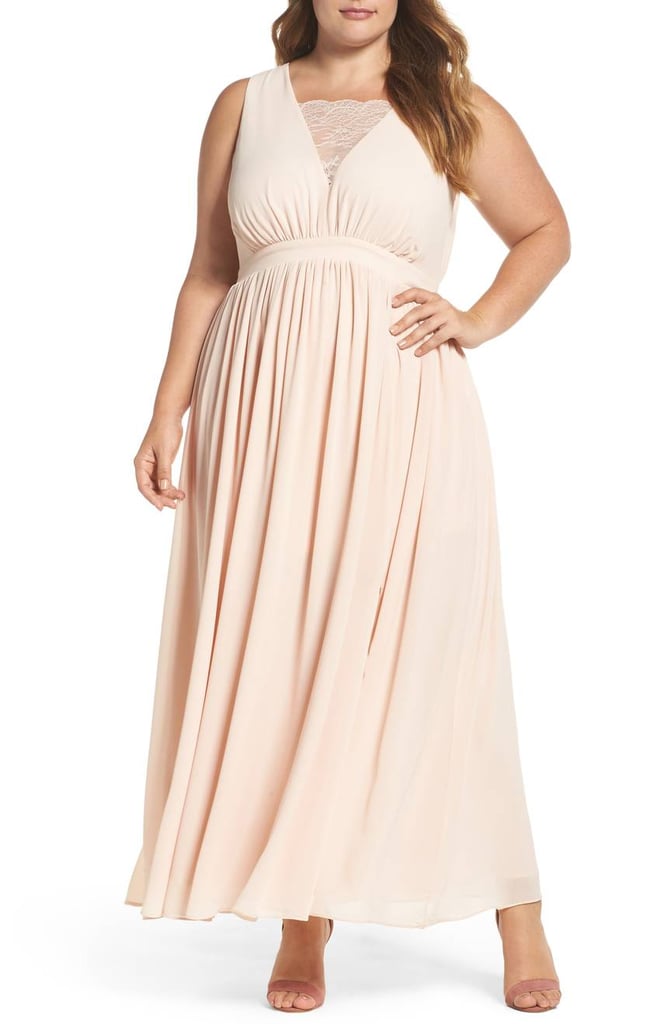 Soprano Lace Inset Maxi Dress