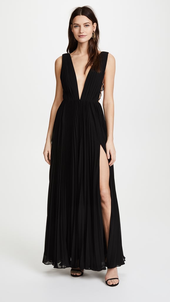 Fame and Partners The Allegra Dress | Selena Gomez Black Dior Dress We ...
