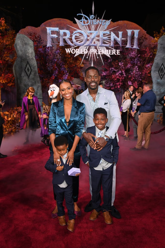 Sterling K. Brown and His Family at Frozen 2 Premiere