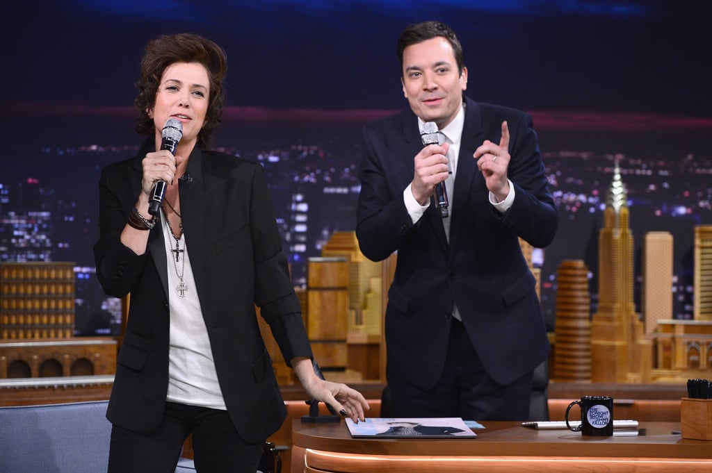 Kristen Wiig impersonated Harry Styles for her whole interview on The Tonight Show Starring Jimmy Fallon.