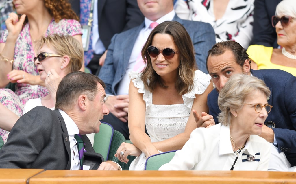 Pippa and James Middleton at Wimbledon July 2018