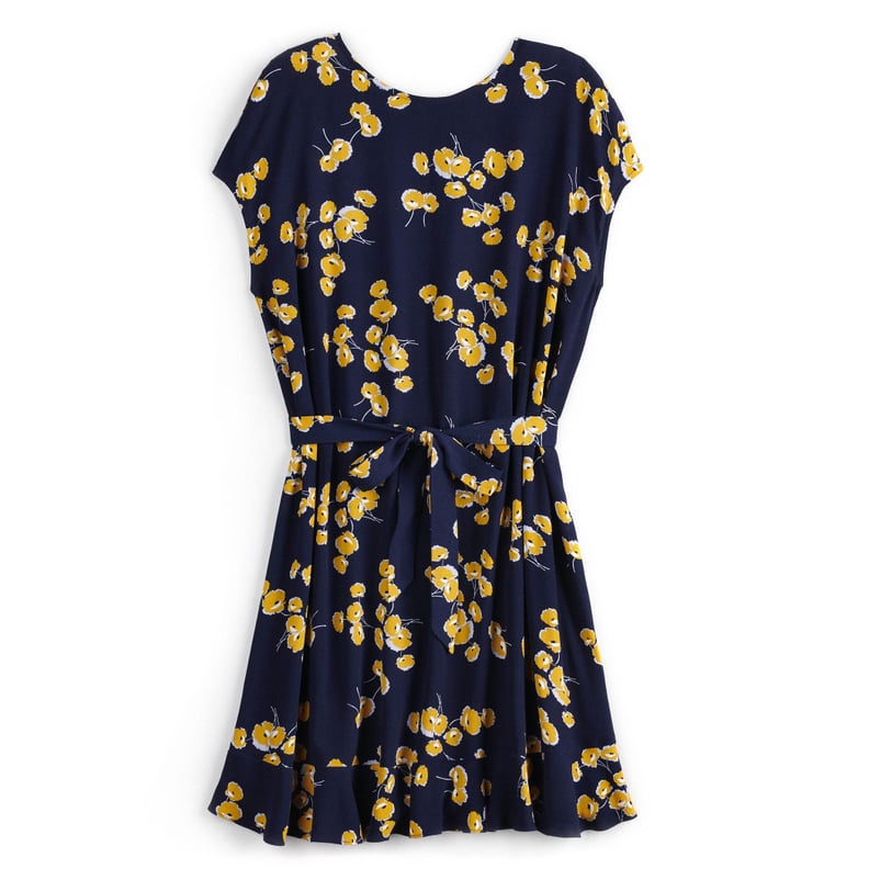 Tie Waist Dress in Tossed Wildflowers