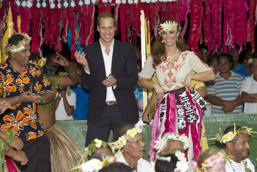 William and Kate flashed big smiles on day eight of their tour for the queen's Diamond Jubilee. William and Kate flashed big smiles on day eight of their tour for the queen's Diamond Jubilee.