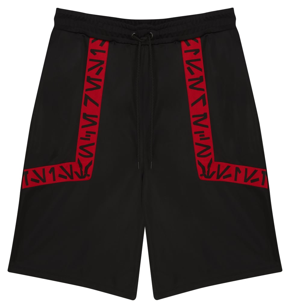 ASOS x Star Wars Oversized Poly Tricot Shorts With Printed Tape ASOS x Star Wars Oversized Poly Tricot Shorts With Printed Tape