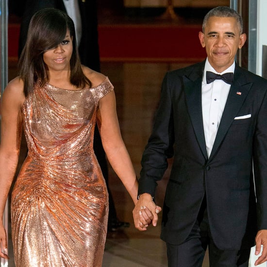 Michelle Obama Hair Evolution GIF