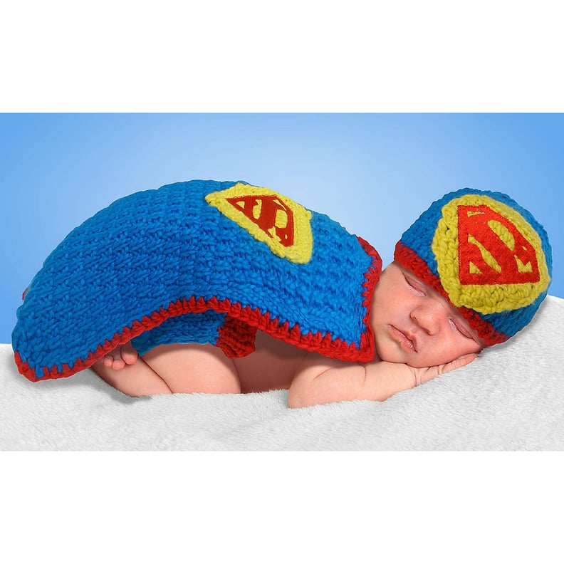 Baby Crochet Diaper Cover Superman Costume