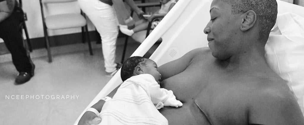 Mom Breastfeeding After Mastectomy Picture