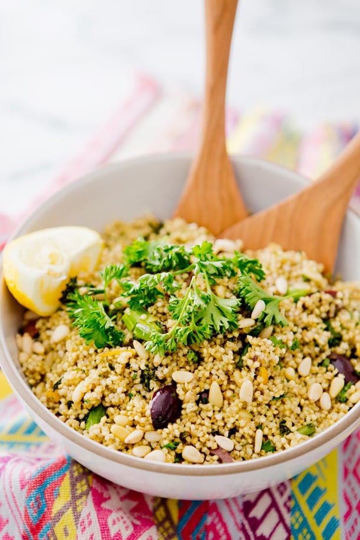 Millet and Broccolini Salad With Olives and Pine Nuts