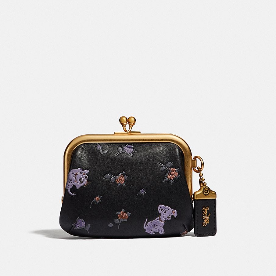 Disney X Coach Kisslock Frame Pouch With Disney Motif