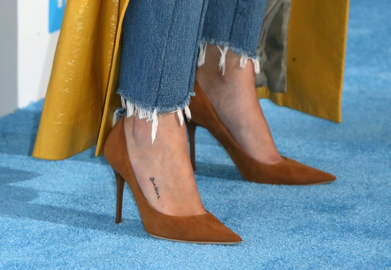 Selena Gomez's "Sunshine" Tattoo