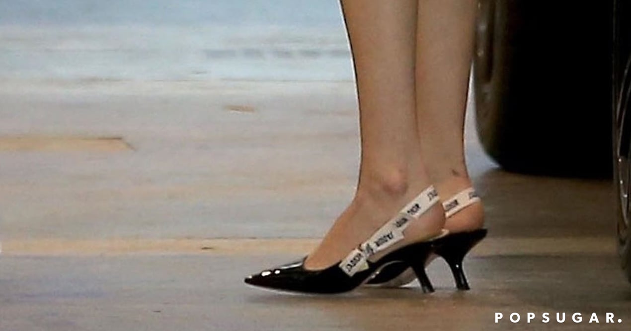 Bella Hadid's Dior Slingback Heels 