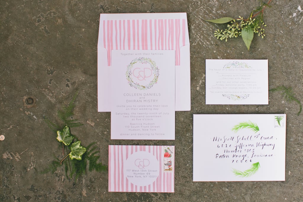 Invitations Pink Wedding Ideas Popsugar Love And Sex Photo 92 