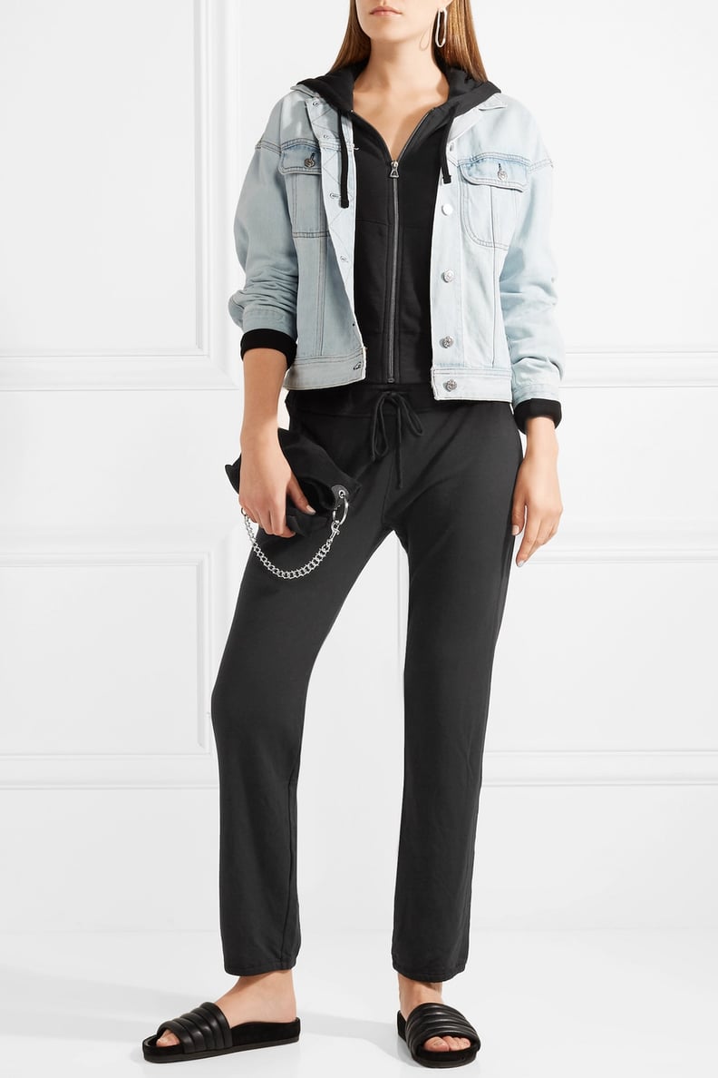 James Perse Genie Supima Cotton-Terry Track Pants