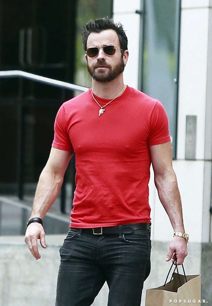 Justin Theroux Out in LA April 2016